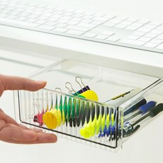 코멧 부착식 슬라이딩 히든 서랍, 화이트