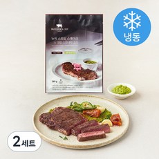 캐비아 붓처스컷 뉴욕 스트립 스테이크 + 크림스피니치 소스 세트 280g (냉동), 2세트