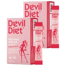 Devil Diet Aqua Pro粉紅桃子口味藤黃果 14入, 140g, 2個