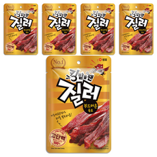 질러 부드러운 육포, 90g, 5개