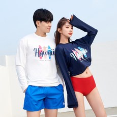 VENDIS 長袖夏威夷印花防曬T恤 C264