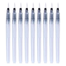 固體水彩 水彩畫水筆刷 3件組 一般, 3套, 長度 180mm