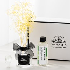 櫻花擴香瓶 黑色(擴香瓶)+黃色(擴香棒), Lime Basil&Mandarin, 100ml, 1瓶