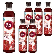 홍초 석류, 900ml, 6개