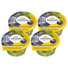 CJ petitzel 葡萄水果果凍, 210g, 4個
