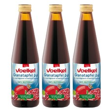 voelkel 維可 石榴原汁 3瓶, 330ml