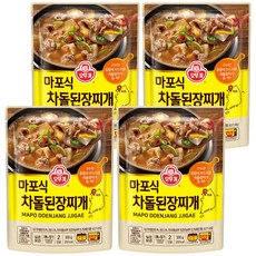 오뚜기 마포식 차돌된장찌개, 500g, 4개