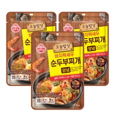 OTTOGI 不倒翁 蛤蜊蝦調味料, 3個, 90g