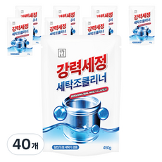 생활공식 퍼펙트 강력세정 세탁조 클리너, 40개, 450g