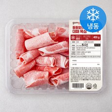 곰곰 돌돌말이 대패 목심 (냉동), 400g, 1개