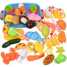 Ozutoys 新螃蟹切魚游戲屋套裝, 混色