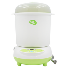 nac nac 幑電腦消毒烘乾鍋 27*27.5*37cm, UB-0022, White/Green