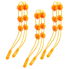 AHOYE 滾珠式不求人按摩器 滾動按摩舒緩肌肉 可拆卸設計方便清潔, 3支