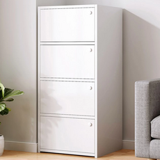 四層櫃 暖白 40 x 30 x 103cm - 居家收納好幫手