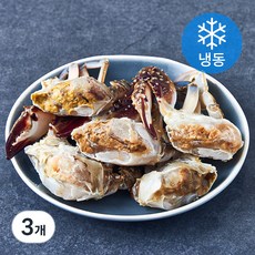 살이꽉찬 국내산 손질꽃게, 3개, 500g