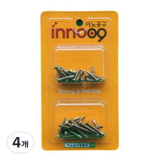 Innotime 圓頭自攻螺絲 2色 x 20入組 NIT212, 4個