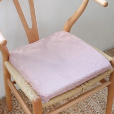 리드홈 비비안 따뜻한 극세사 사각 겨울 의자 방석 2p