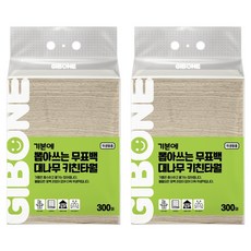 GIBONE 抽取式竹漿廚房紙巾, 300張, 2包