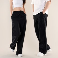 CAMEL Apparel 男女通用梭織工裝寬褲 2件組