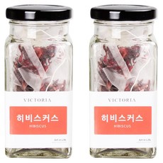 빅토리아 보틀 히비스커스 차, 1g, 10개입, 2개