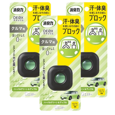 ST 雞仔牌 消臭力 DEOX 車用夾式芳香消臭劑 2ml, 草本+蘋果香, 3個