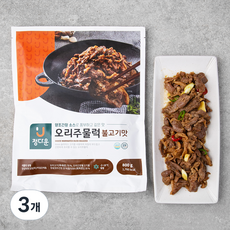 정다운 오리주물럭 불고기맛, 800g, 3개