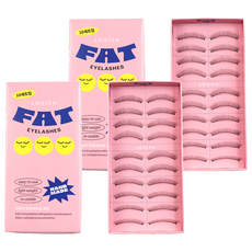LOVISH FAT 人造假睫毛 20p, 2個, 216黑色