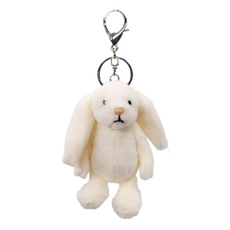 sungup My Lovely Shasha 鑰匙圈娃娃 絨毛娃娃, 1個, 9cm, 象牙白