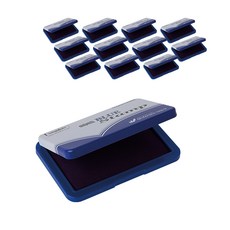 WHASHIN 工業印台, 藍色, 12入