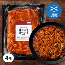 빌라드서울 닭불고기 양념구이 (냉동), 300g, 4개