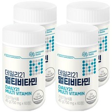 대상웰라이프 데일리21 멀티비타민 60p, 45g, 4개