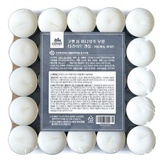 comet 家用迷你茶蠟燭 白色, 無香, 65g, 100個