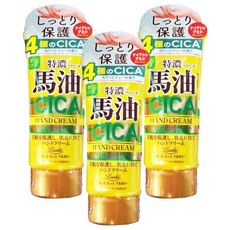 COSMETEX ROLAND Loshi 樂絲 馬油&CICA極潤護手霜, 80g, 3條