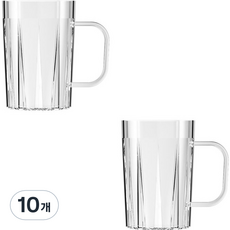 THE ZAKKA 簡約亞克力透明浴室牙刷杯均碼, 10個, 透明