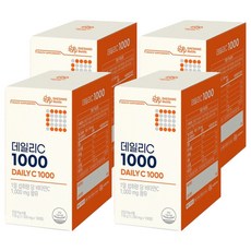 대상웰라이프 정품 데일리C 1000 100p, 110g, 4개