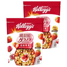 Kellogg's 家樂氏 纖穀脆 超級莓果, 300g, 2個