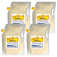 오뚜기 오쉐프 타타르 소스, 3kg, 4개