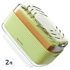 Market Plan 清潔多用途肥皂泡沫滾筒刷, 綠色, 2個