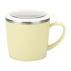 Dailylike BonBon 兒童不鏽鋼馬克杯 附杯蓋, 03 Avocado, 1組