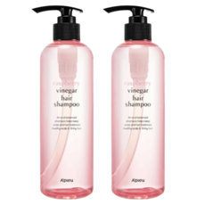 어퓨 라즈베리 식초 헤어 샴푸, 500ml, 2개