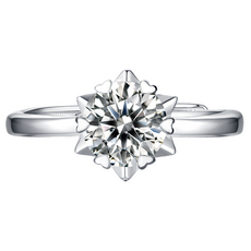 CF Diamond 女款 莫桑鑽 戒指