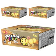 윈윈푸드 포테이토크리스프 씬 엑스트라 바베큐맛 50p, 450g, 3개