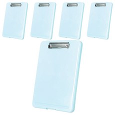 Tucovi A4 直式板夾文件盒, 藍色, 5個