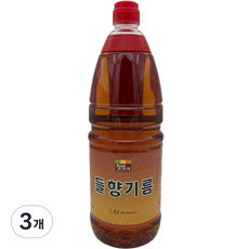 정성 들향기름, 1.8L, 3개