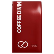 COFFEE DIVINE 印度綜合咖啡豆, 500g, 1個, 原豆(未研磨)