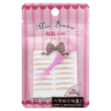 Miss Bowbow 撥撥小姐 3M網狀雙眼皮貼 粉03 直徑25 x 3mm 60片, 粉色, 1包