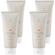 웜리 유아용 토들러 크리미오일 모이스처 솔루션, 300ml, 4개