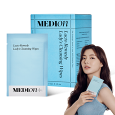 MEDIon Lacto Remedy 便攜式女性私密潔膚濕巾, 1個, 90g