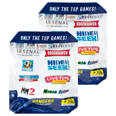 ROBLOX 機器磚塊 DevSeries 包包掛飾 S1 公仔 隨機出貨, 2個