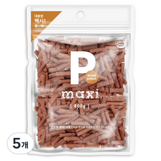 맥시 대용량 강아지 간식, 황태, 800g, 5개